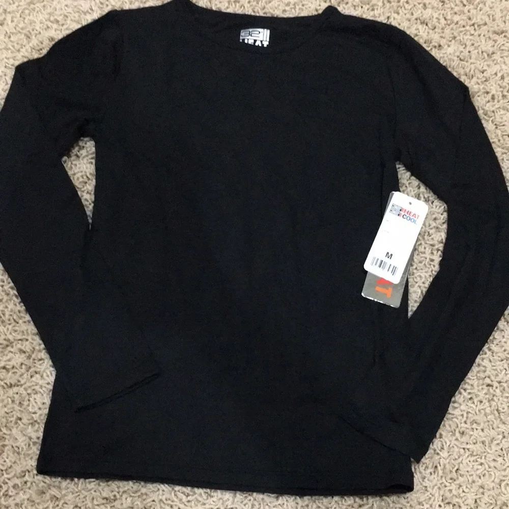 32 Degrees Black Long Sleeve Tee